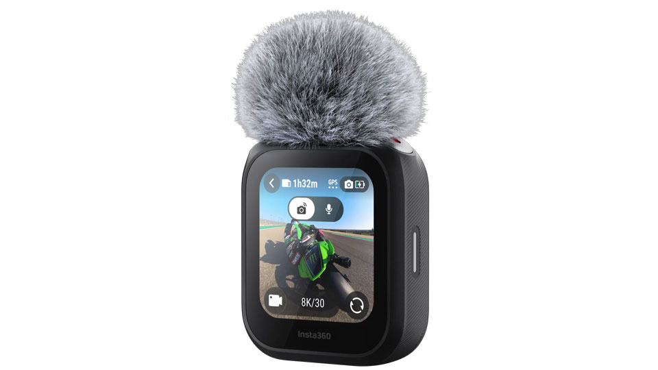 insta360 gps preview remote with microphone
